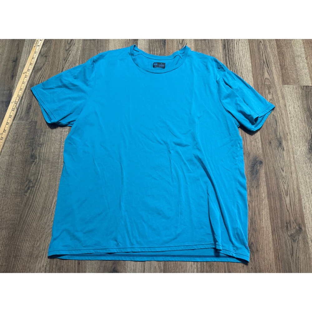 Janji Runterra Bio T-Shirt Mens XL Blue Running Athletic Short Sleeve Excellent